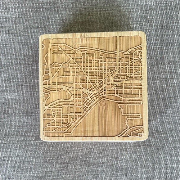 New Seattle Washington Wooden Coaster Set - Picture 3 of 6